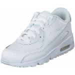 Nike Boys' Air Max 90 Leather Little Kids White/white, Barn, Skor, Sneakers, Vit, EU 28