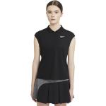Nike Court Victory Short Sleeve Polo Shirt Svart S Kvinna
