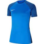 Mörkblåa Fotbollströjor från Nike Strike i Storlek L i Jerseytyg för Damer 
