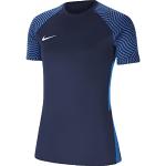 Mörkblåa Fotbollströjor från Nike Strike i Storlek L i Jerseytyg för Damer 