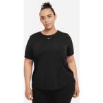 Svarta Tränings t-shirts från Nike Dri-Fit på rea för Damer 