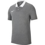 Gråa Kortärmade Kortärmade T-shirts från Nike Dri-Fit i Storlek M för Herrar 