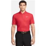 Röda Tiger Woods Pikétröjor från Nike Dri-Fit på rea 