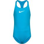 Blåa Tävlingsbaddräkter från Nike i Storlek M för Damer 