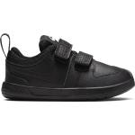 Svarta Skinnsneakers från Nike på rea med Kardborreknäppning i Läder för Barn 