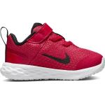 Röda Slip-in sneakers från Nike Revolution 6 på rea Andningsbara med Kardborreknäppning i Textil för Barn 