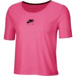 Rosa Kortärmade Tränings t-shirts från Nike Nike Air på rea i Storlek M i Mesh för Damer 