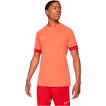 Orange Kortärmade Tränings t-shirts från Nike Academy på rea i Storlek S för Herrar 