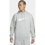 Mörkgråa Tränings hoodies från Nike Repeat i Storlek S i Fleece för Herrar 