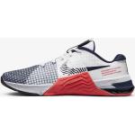 Nike Men's Training Shoes Metcon 8 Träningsskor White/Bright Crimson/Obsidian Vit/bright crimson/obsidian