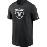 Nike Nfl Las Vegas Raiders Logo Essential Short Sleeve Crew Neck T-shirt Svart M Man