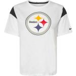 Nike Nfl Pittsburgh Steelers Top Sport T-shirts & Tops Short-sleeved White NIKE Fan Gear