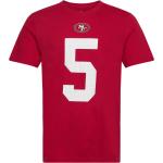 Nike Nfl San Francisco 49Ers T-Shirt Lance No 5 Sport T-shirts Short-sleeved Red NIKE Fan Gear