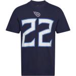 Nike Nfl Tennessee Titans T-Shirt Henry No 22 Sport T-shirts Short-sleeved Navy NIKE Fan Gear