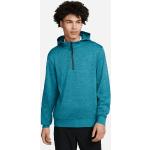 Teal-färgade Tränings hoodies från Nike Dri-Fit på rea i Storlek XL i Polyester för Herrar 