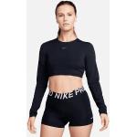 Gråa Träningströjor från Nike Pro på rea i Storlek L i Polyester för Damer 