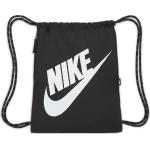 Nike Nk Heritage Drawstring Övriga väskor Black/Black/White Svart/svart/vit