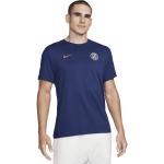 Mörkblåa Paris Saint-Germain Fotbollströjor från Nike på rea i Storlek XL i Bomull för Herrar 
