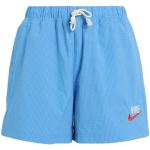 Rutiga Azurblåa Träningsbyxor från Nike med hög midja i Storlek XL i Polyester för Herrar 