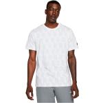 Vita Kortärmade Tränings t-shirts från Nike Repeat i Storlek M i Bomull för Herrar 