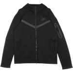 Streetwear Svarta Huvtröjor från Nike Tech Fleece på rea i Fleece för Herrar 