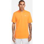 Streetwear Ekologiska Orange Pikétröjor från Nike på rea i Storlek L för Herrar 