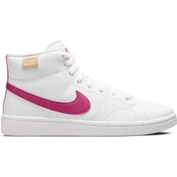 Nike W Court Royale 2 Mid Sneakers White/Rush Pink Vit/rush pink