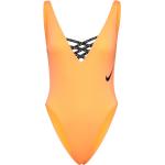 Orange Baddräkter från Nike på rea för Damer 