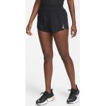 Nike Women's Dri-fit Adv Mid-rise Brief-lined 8cm (approx.) Running Shorts Aeroswift Löparkläder Black/White Svart/vit