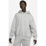 Mörkgråa Tränings hoodies från Nike i Storlek XXL i Fleece för Damer 