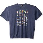 Marinblåa Nintendo Mario T-shirts i Storlek XL för Herrar 