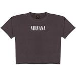 Nirvana prästkragar emoji pojkvän passform t-shirt
