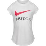 Vita Kortärmade Tränings t-shirts från Nike Swoosh i Storlek S 