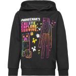 Svarta Minecraft Sweatshirts för barn från Name It på rea 