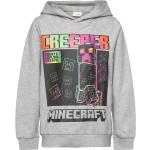 Gråa Minecraft Sweatshirts för barn från Name It på rea 