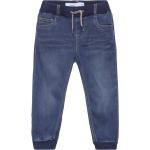 Blåa Baggy jeans för barn från Name It i Storlek 86 