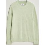 Ekologiska Limegröna Stickade tröjor från NN 07 i Storlek XL med Rund ringning för Herrar 