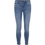 Ljusblåa Slim fit jeans från Noisy May i Storlek XXS i Denim för Damer 