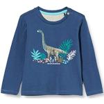 Blåa Långärmade T-shirts för Bebisar i Storlek 62 i Denim från Noppies från Amazon.se 