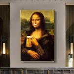 Skandinaviska Mona Lisa Canvas-tavlor 