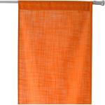 Orange Panelgardiner från Arvidssons Textil Norrsken på rea 2 delar i Bomull 