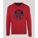Röda Sweatshirts från North Sails i Storlek XXL för Herrar 