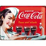 Retro Coca Cola Väggskyltar från Nostalgic Art 