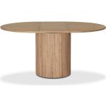 Vita Runda matbord från Skånska Möbelhuset Nova förlängningsbara med diameter 115cm 