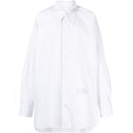 Vita Långärmade skjortor i Extra Långa från Maison Martin Margiela MM6 på rea i Storlek S i Bomullsblandning för Damer 