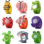 Ny 3D Cartoon Watch 16 sorters djur Barnklocka Baby Kid Quartz Armbandsur för flickor Pojkar Mer intim present