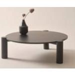 Hållbara Svarta Runda soffbord med diameter 100cm i Furu 