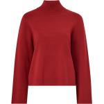 Hållbara Röda Pullovers från Object i Storlek L med Rund ringning för Damer 