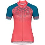 Teal-färgade Cykeltröjor från Odlo på rea i Storlek S i Polyester för Damer 