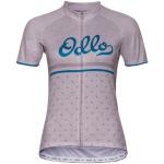 Retro Teal-färgade Cykeltröjor från Odlo på rea i Storlek S i Polyester för Damer 